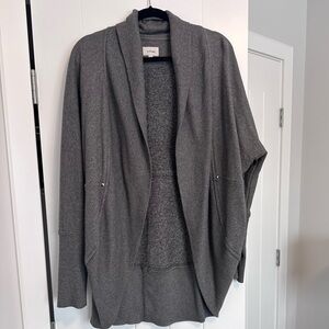 Wilfred Diderot Open Front Cocoon Cardigan Sweater.